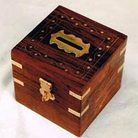 Wooden Money Bank